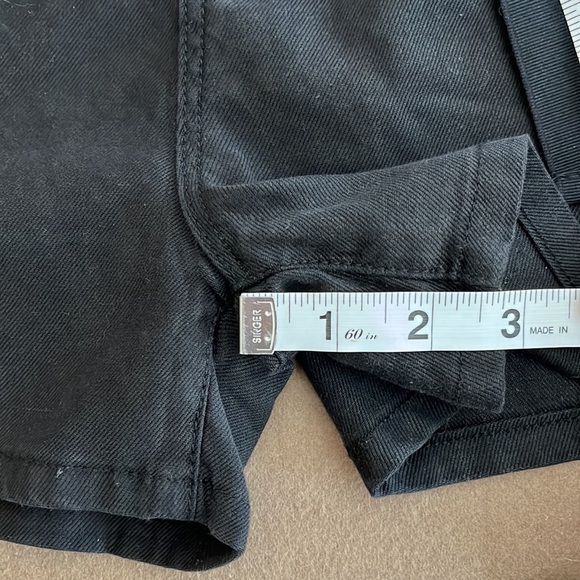 HUDSON Women's Black Paper Bag Shorts - Size 27 NWOT - Picture 11 of 14